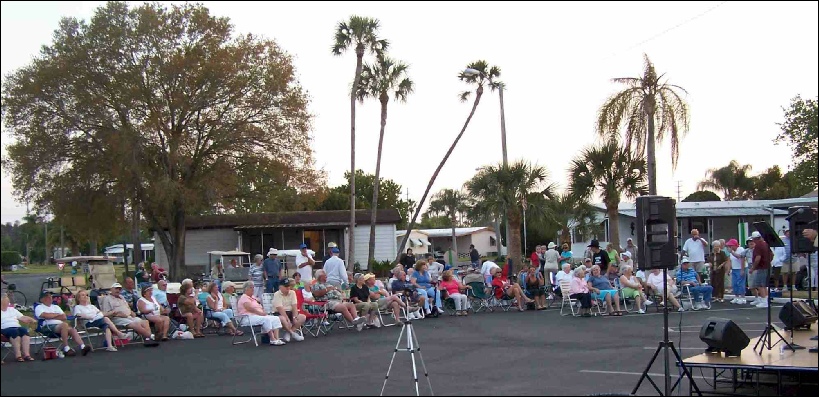 Colony Cove Mobile Home Park Outdoor Spring Concert