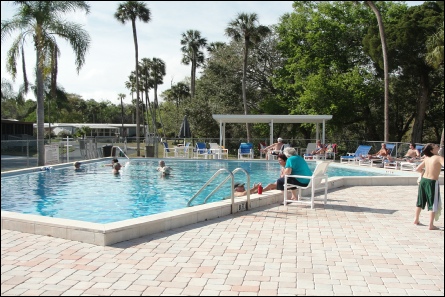 Mobile Home Park's Heated Clubhouse Swimmung Pool